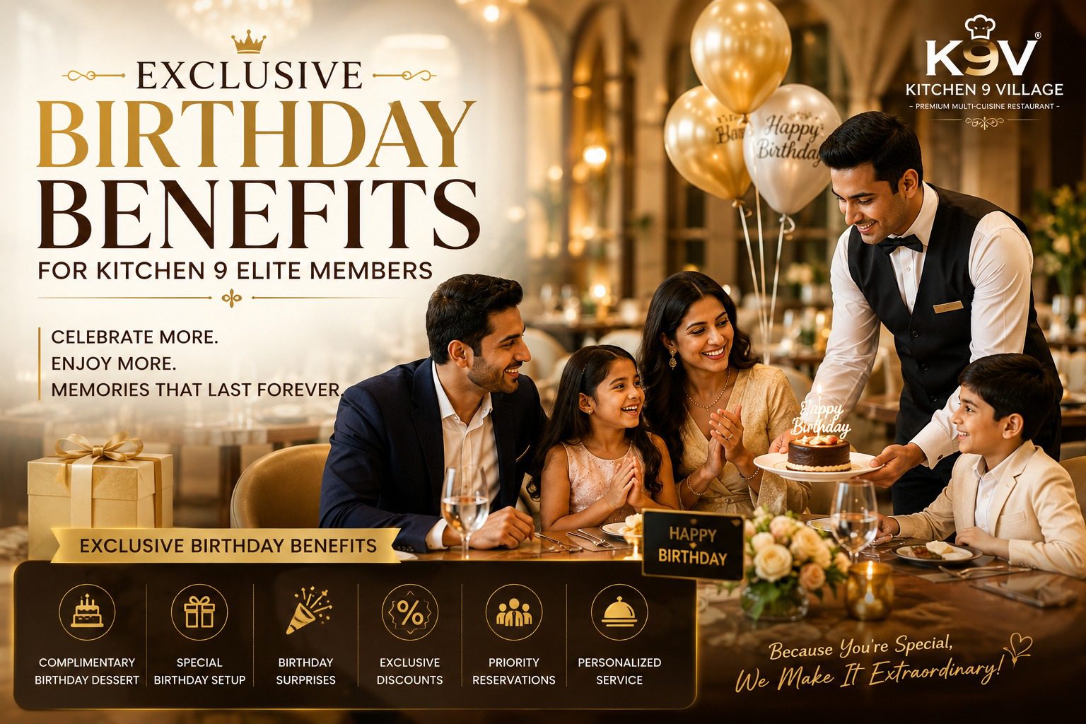 Exclusive Birthday Benefit